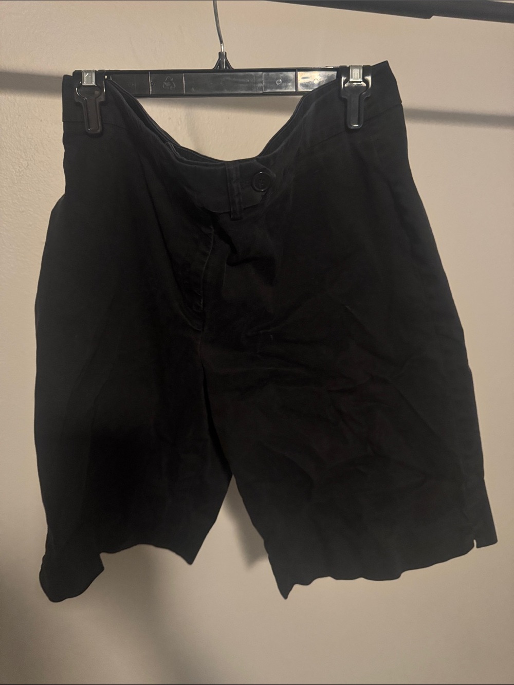 Jones New York Black Women's Flat-Front Shorts